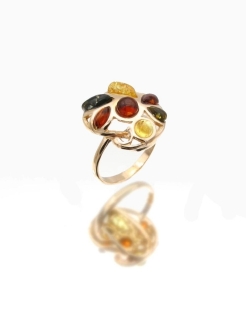 Ювелирные кольца Янтарная волна 14030783 купить за 1 584 ₽ в интернет-магазине Wildberries