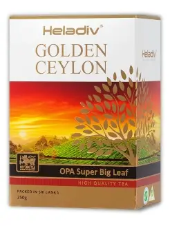 Golden Ceylon Opa Big Leaf чай черный листовой 250 гр