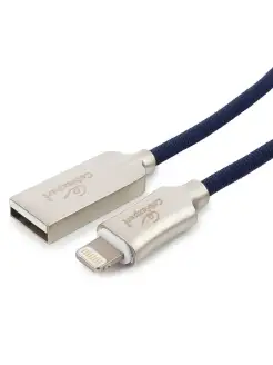 Кабель USB, MFI, Lightning,1м, синий