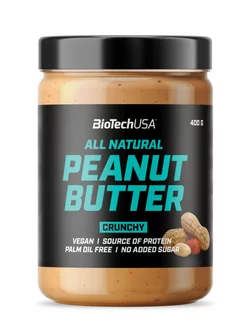 Арахисовая паста кранчи хрустящая Peanut Butter 400 г