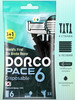 Бритвы PACE6, 6-лезвийные, плав.головка, увл.полоса (4 шт.) бренд DORCO продавец Продавец № 55682