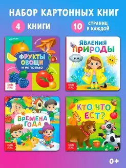 Набор детских книжек Знакомимся с окружающим миром