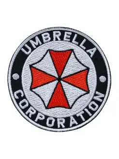 Нашивка Шеврон "Umbrella Corporation" на липучке . 9 см