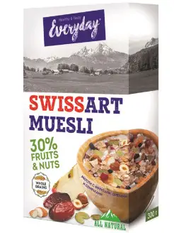 Мюсли ореховые Swiss art, 300 гр