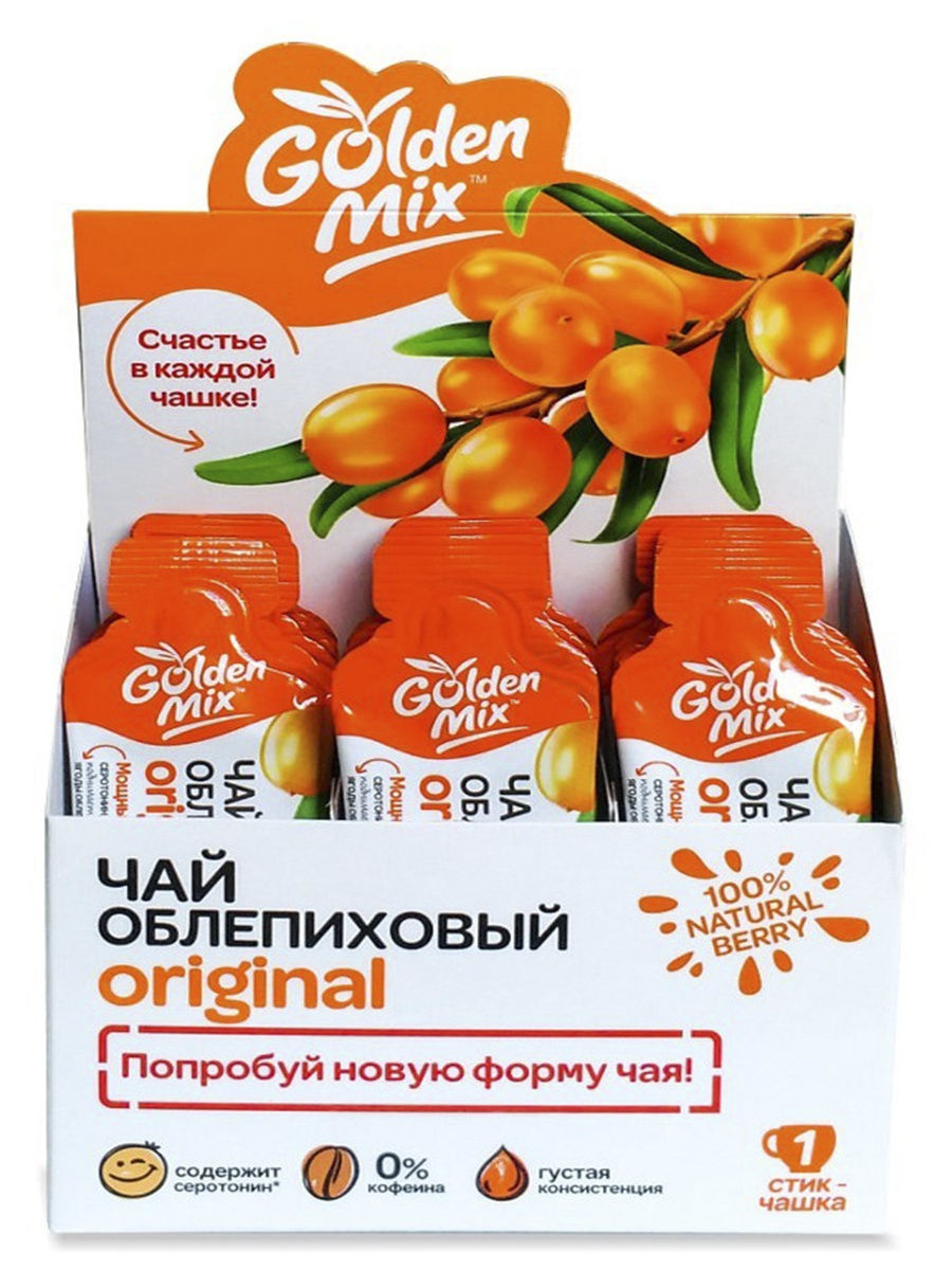 Чай golden mix. Облепиховый чай Goldenmix «Original». Голден микс чай облепиховый Relax стик-пакеты 18 г х21. Облепиховый чай Golden Mix,18г. Чай облепиховый в стиках Голден микс.