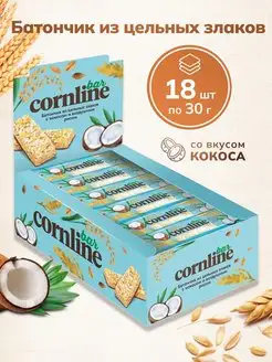 Батончик из цельных злаков с кокосом Cornline 18 шт по 30 г