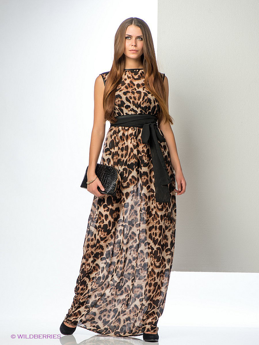 Леопардовое платье Майкл Корс