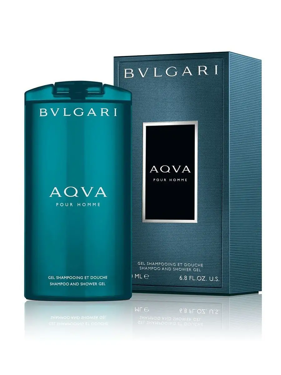 bvlgari aqva pour homme shampoo & shower gel