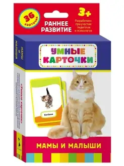 Мамы и Малыши. Развивающие карточки 3+