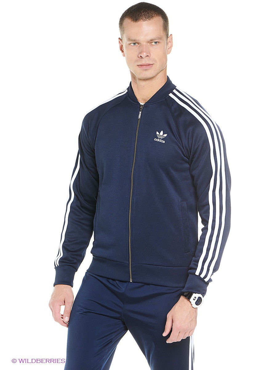 Adidas Originals олимпийка SST бордовая мужская