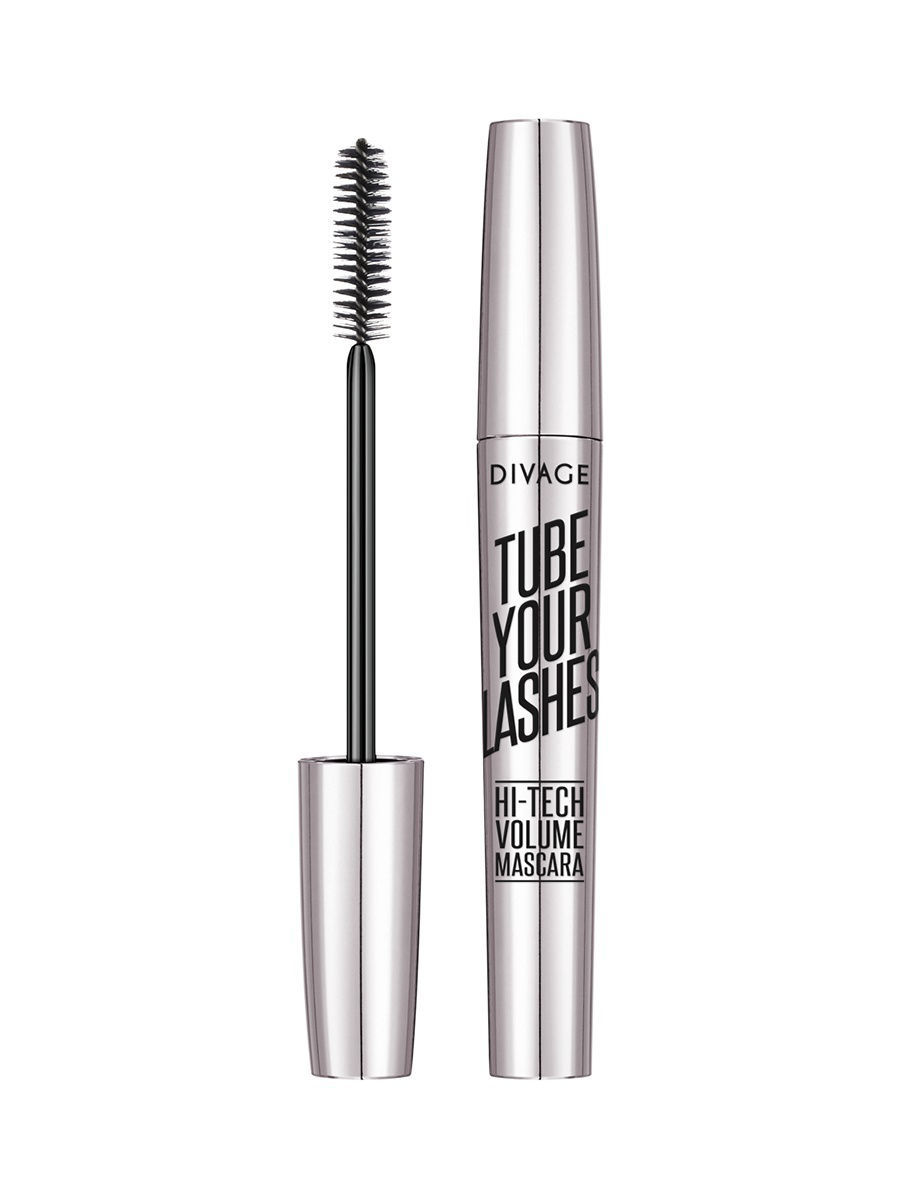 Тушь для ресниц диваж. Тушь tube your Lashes от Divage. Mascara Divage Mascara тушь. Divage tube your Lashes тушь для ресниц тон 01. Divage тушь Extra Black 01.