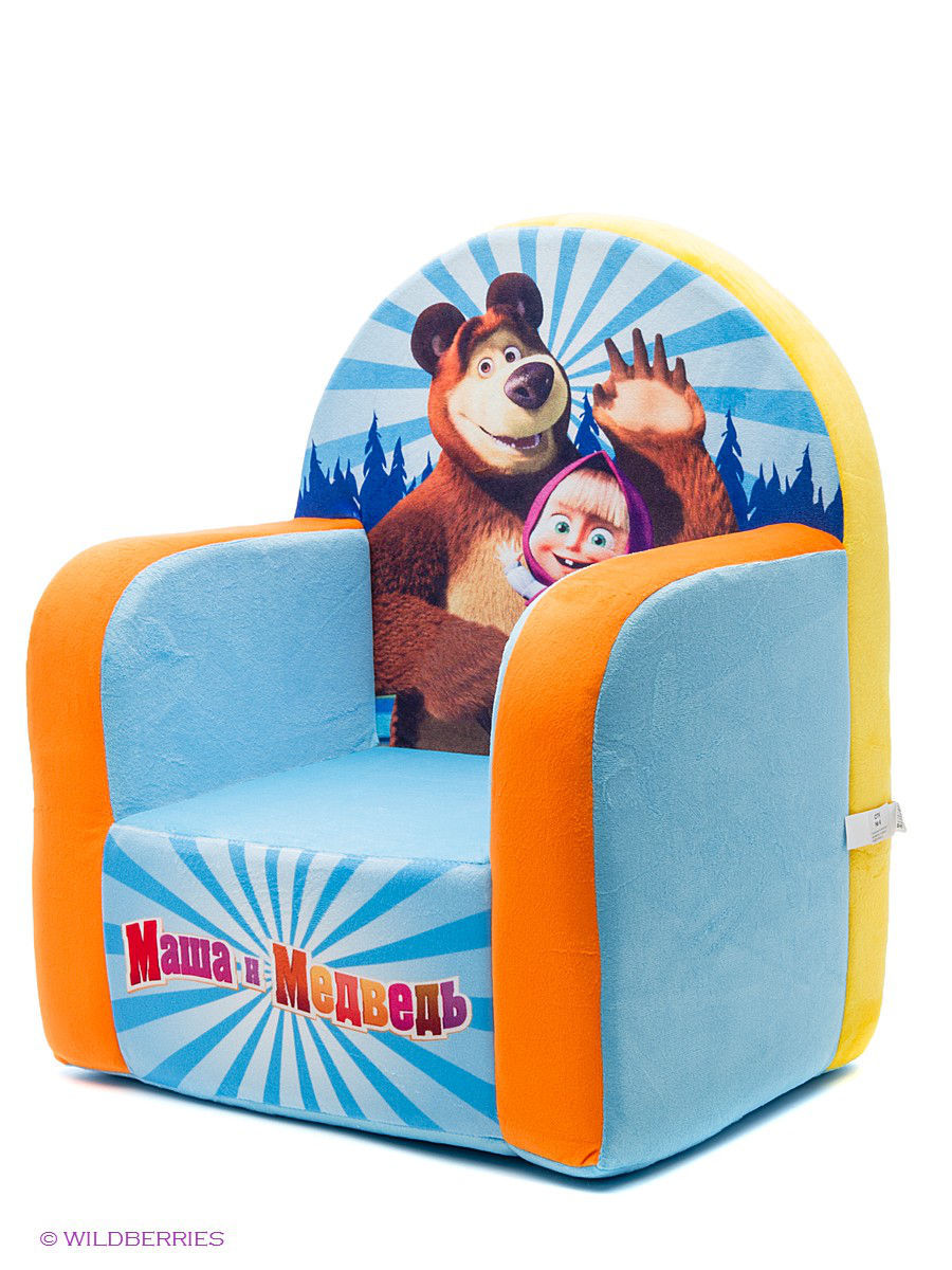 Детское кресло Маша и медведь