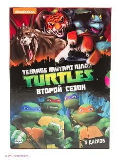 Мультики Nickelodeon. Черепашки-ниндзя. Сезон 2 (5 DVD)