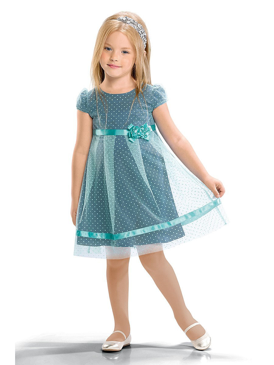 Детское платье с сеточкой