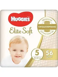 Подгузники Elite Soft 5 (12-22кг) 56 шт