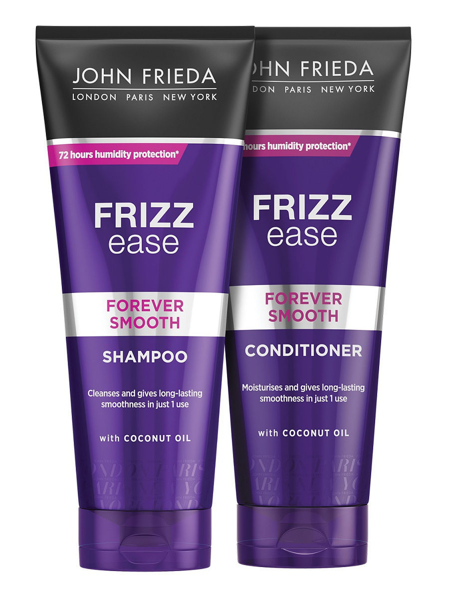 John frieda шампунь. John Frieda кондиционер Frizz ease Forever smooth. Шампунь немецкий Джон Фрида. Шампунь John Frieda с кератином.