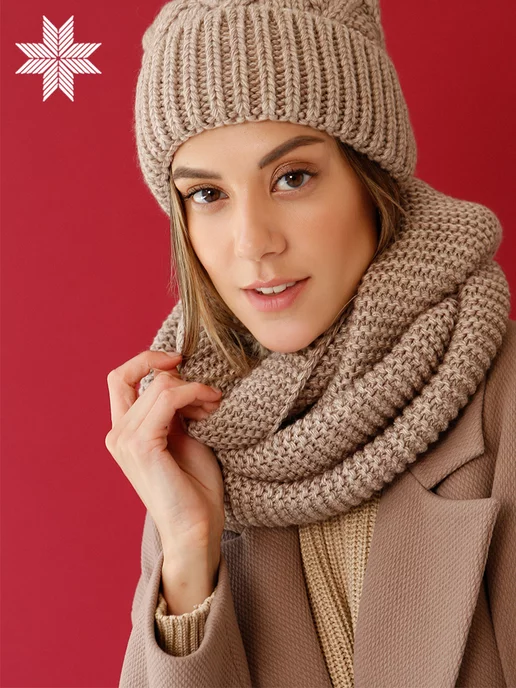 Мужские комплекты на зиму: теплая шапка и шарф, которые помогут вам перезимовать