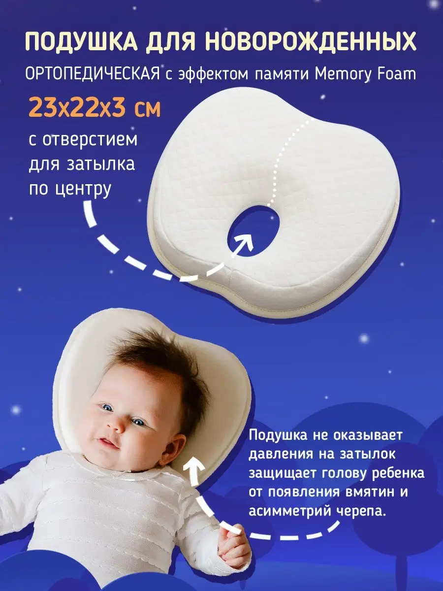 Нужна ли подушка новорожденному