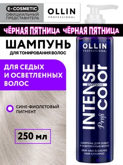 Шампунь для тонирования волос седые и осветленные, 250 мл