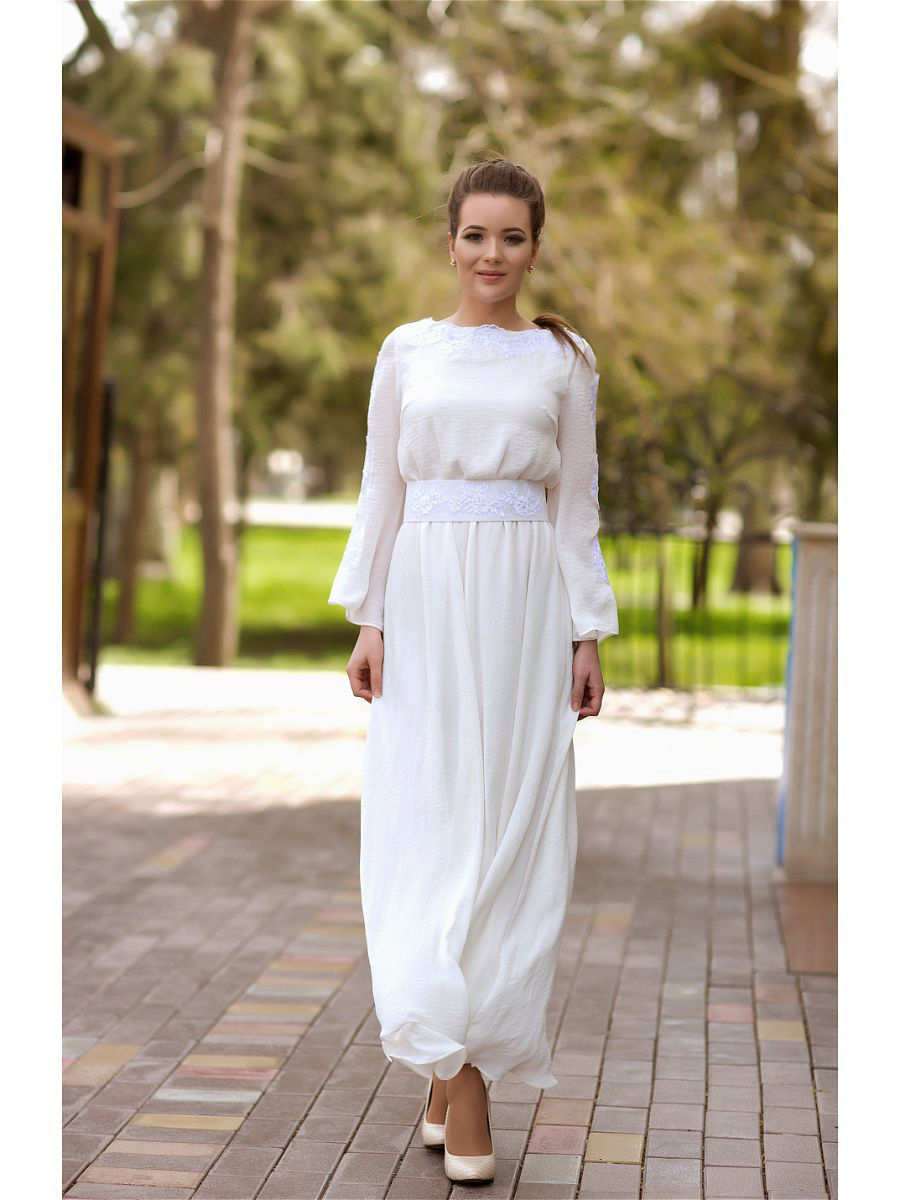 Платье Serafima белое