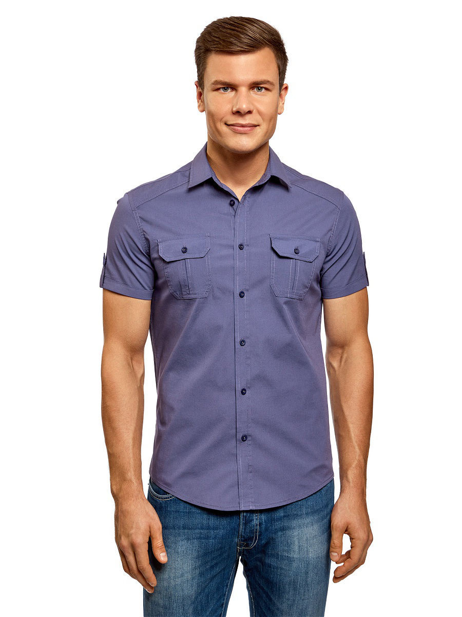 Рубашка с коротким рукавом. Рубашка oodji Lab фиолетовая. Рубашки oodji мужские с коротким рукавом. Рубашка oodji Lab. Рубашка Оджи мужская.