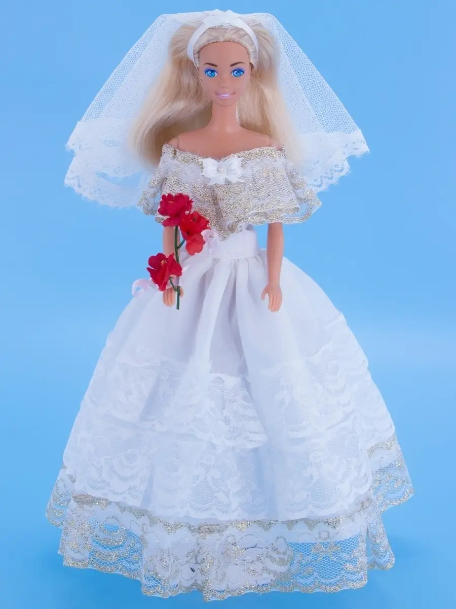 Выкройки свадебного платья для Барби