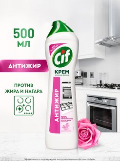 Розовая свежесть,универсальный чистящий крем для кухни 500мл CIF 4803427 купить за 147 ₽ в интернет-магазине Wildberries