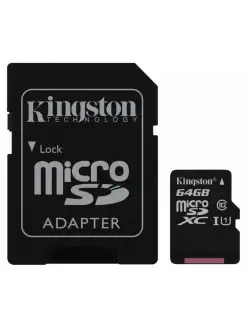 Флеш карта microSDXC SDC10G2 64Gb Class10 + adapter