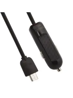 Автомобильное зарядное устройство, 2.1А, кабель Micro USB