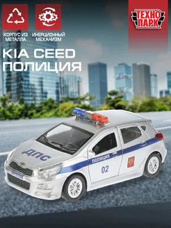 Машинка полицейская металлическая Kia Ceed полиция