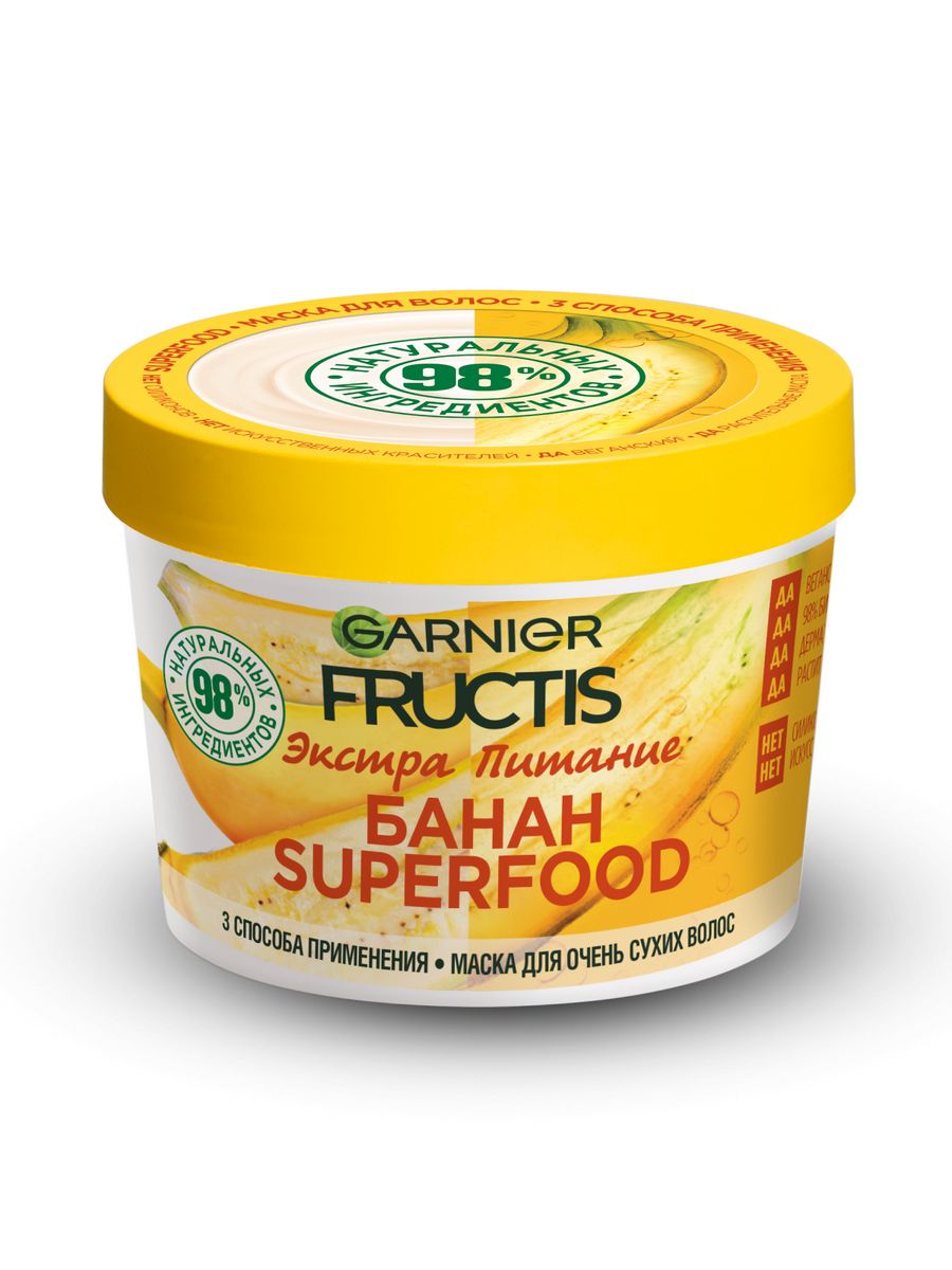 Маска для волос суперфуд. Garnier маска для волос Superfood. Маска Fructis Superfood. Маска для волос Fructis Superfood Экстра питания 390мл. Банан Superfood маска.