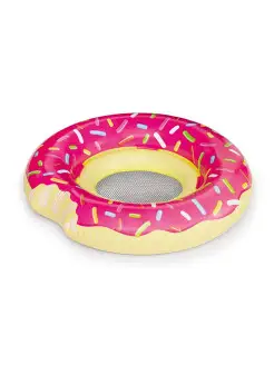 Круг для плавания надувной Пончик Pink Donut детский