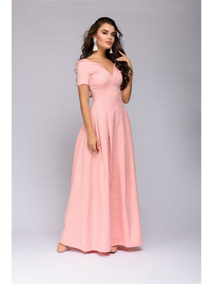 розовые вечерние платья фото