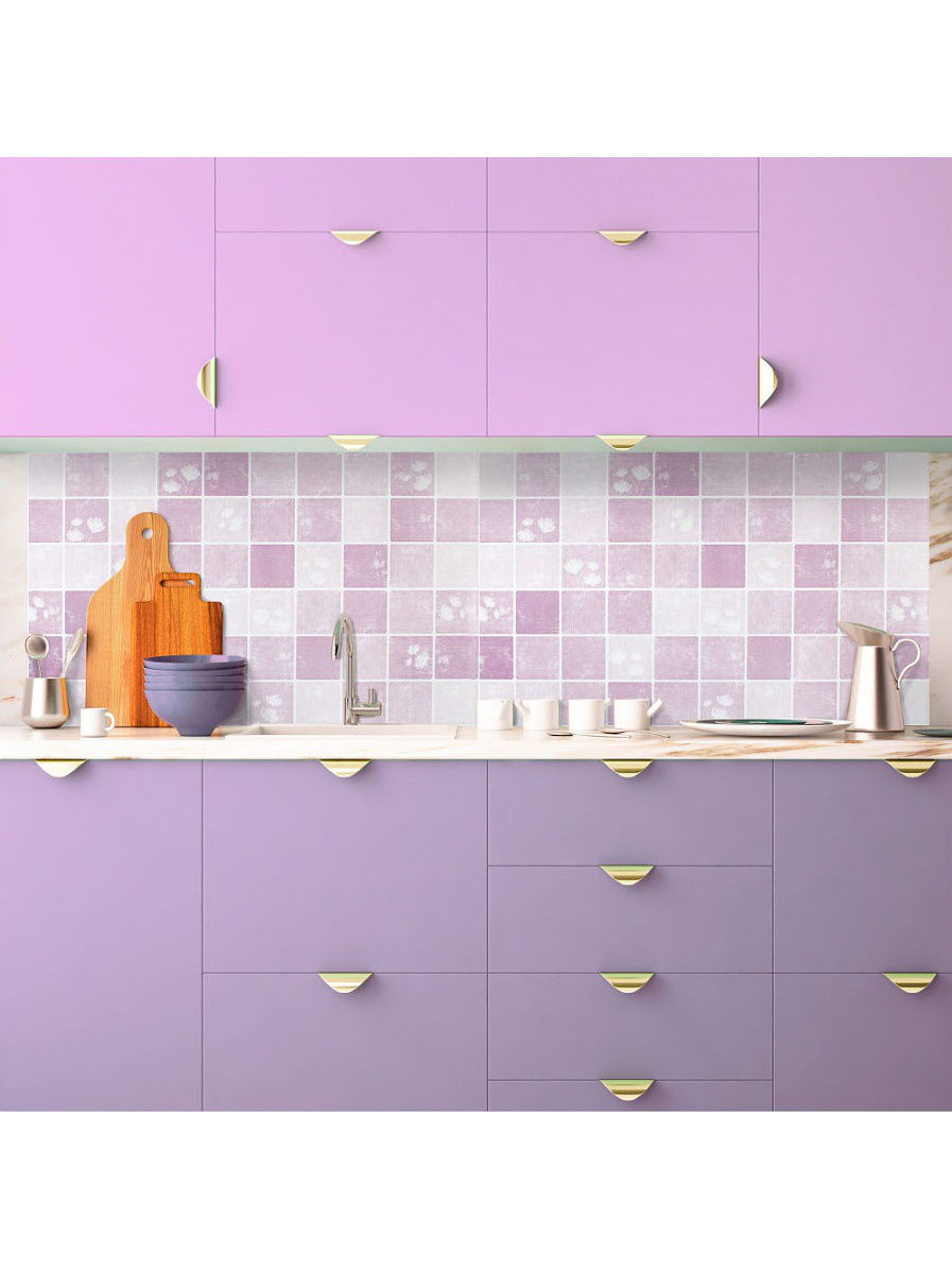 Фиолетовая плитка для кухни
