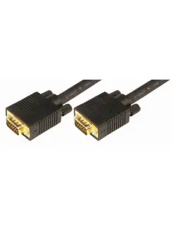 Шнур VGA plug - VGA plug 1.8М gold с ферритами