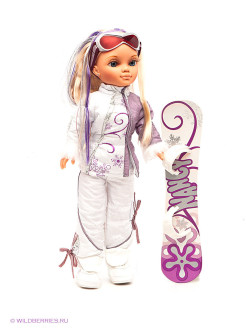 Кукла нэнси с короткой стрижкой 3 в ассорт модные наклейки