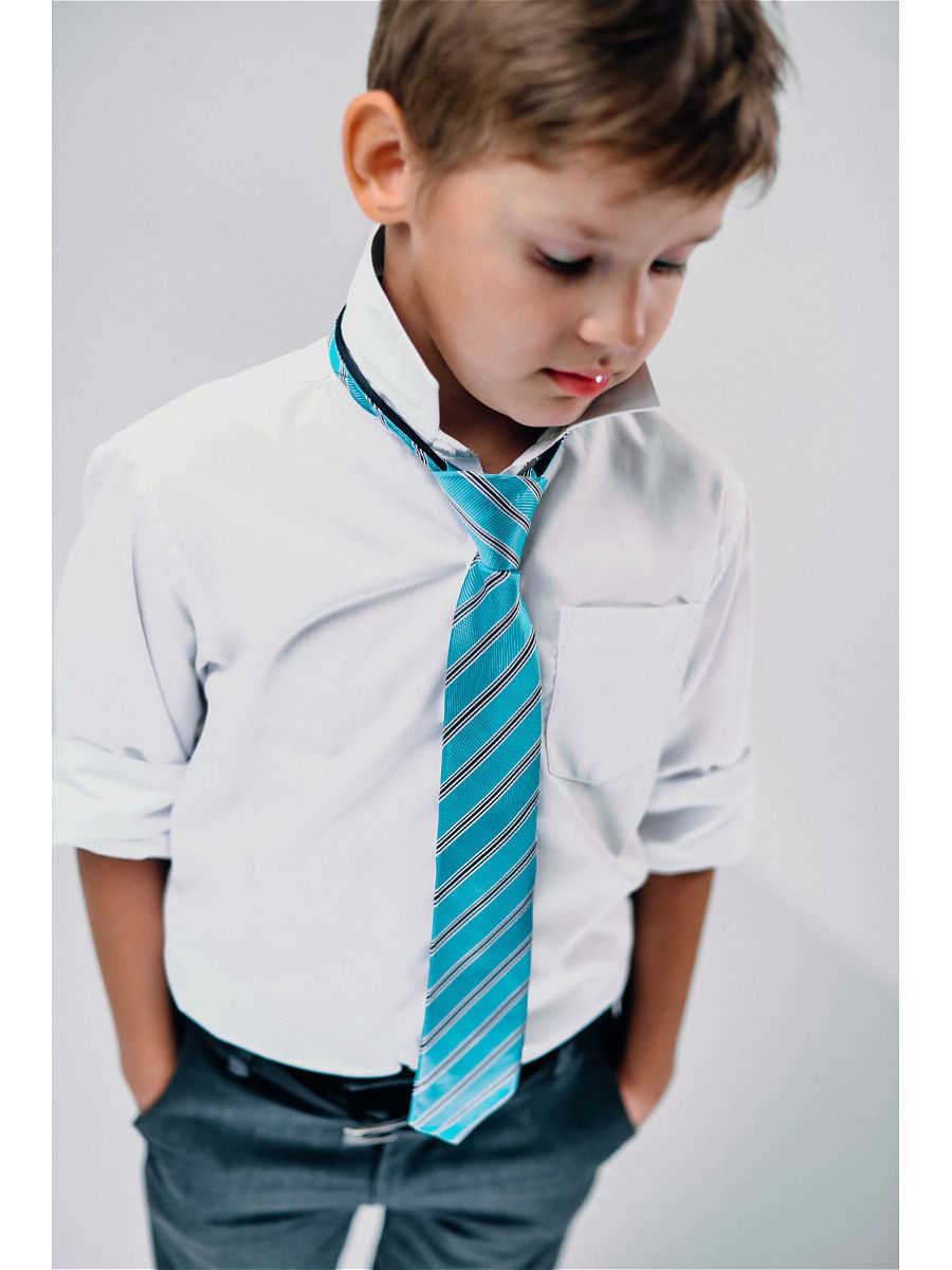 Мальчик в рубашке с галстуком