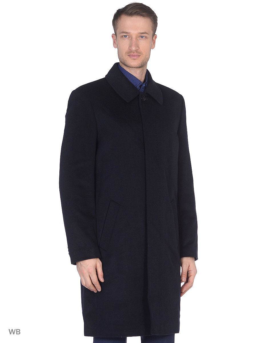 Theory Mens Belvin Stand Collar Overcoat 
