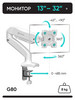 Кронштейн для монитора настольный 13-32, G80 бренд ONKRON продавец Продавец № 29905