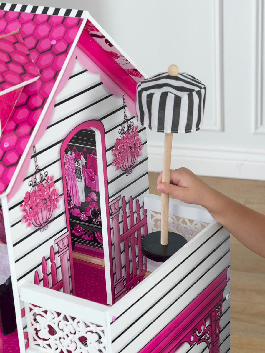Кукольный домик с мебелью для Барби kidkraft Амели