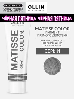 Пигмент прямого действия OLLIN MATISSE COLOR серый, 100 мл