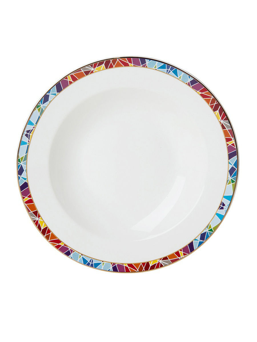 Тарелка глубокая. Luminarc тарелка суповая broderie 22 см. Nouvelle de France тарелка суповая 21.6 см. P0238 тарелка суповая Дусин 23см. Luminarc / набор тарелок Бродери.