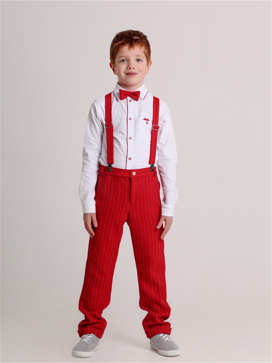 Красные брюки для мальчика