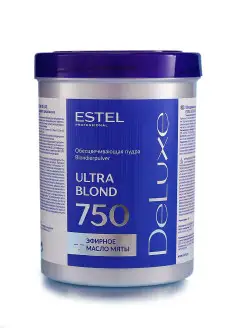 Пудра DE LUXE для обесцвечивания волос ultra blond, 750г