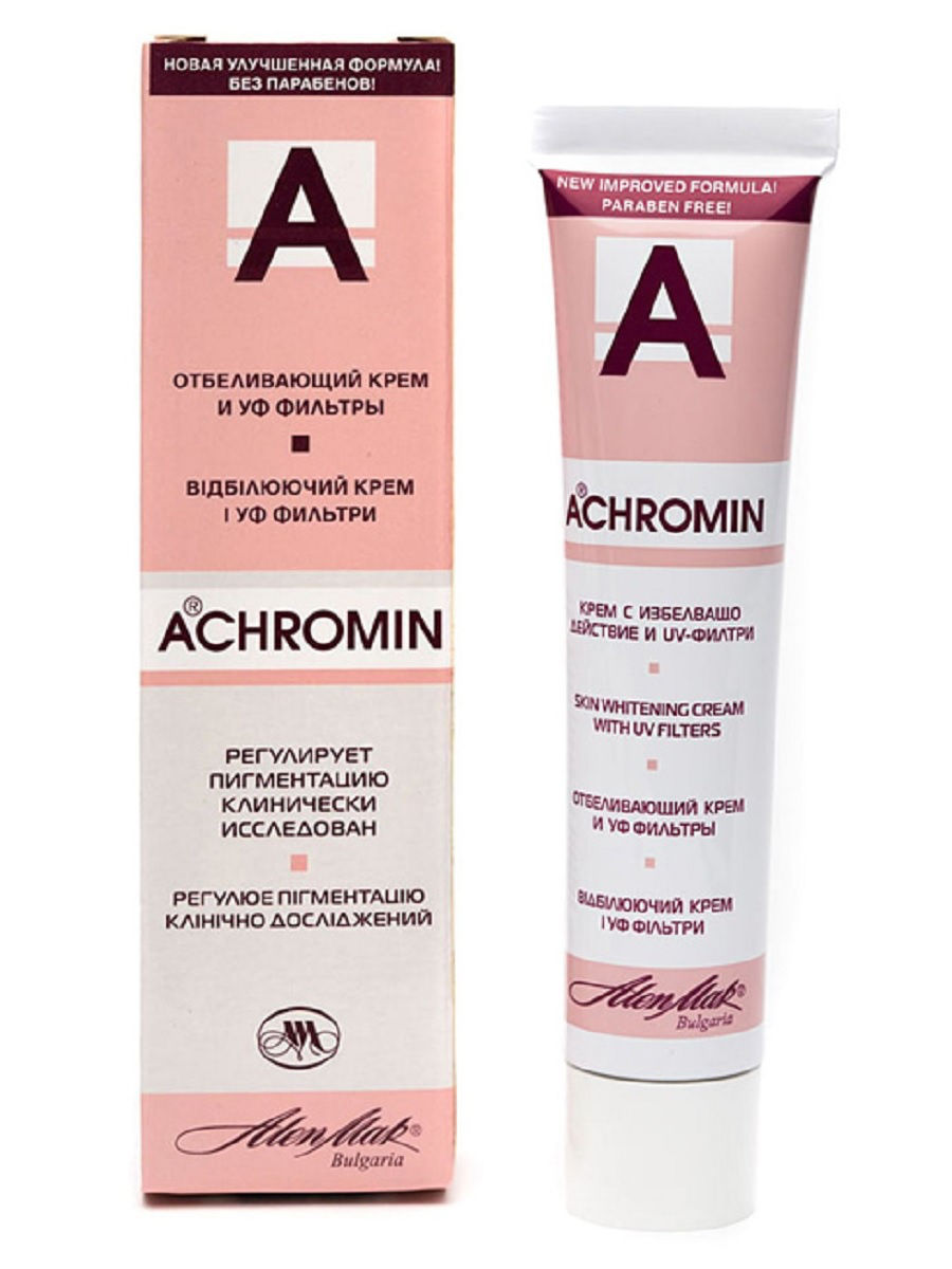 Ахромин анти-пигмент крем 45мл отбеливающий с УФ-защитой