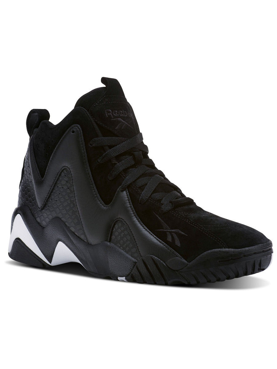 black and white reebok kamikaze 2