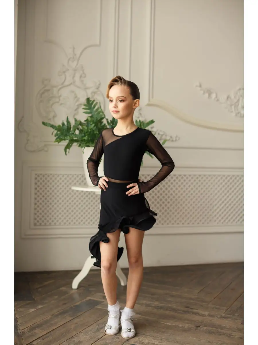 Юбка одежда для бальных танцев девочки Gala-Вальс 7437707 купить за 1 980 ₽ в интернет-магазине Wildberries