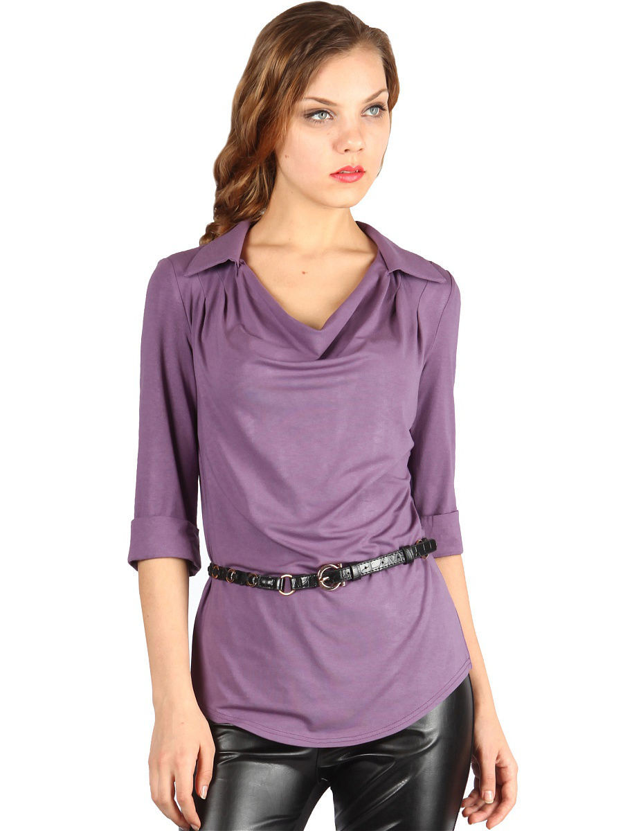 Женская блузка из трикотажа фото