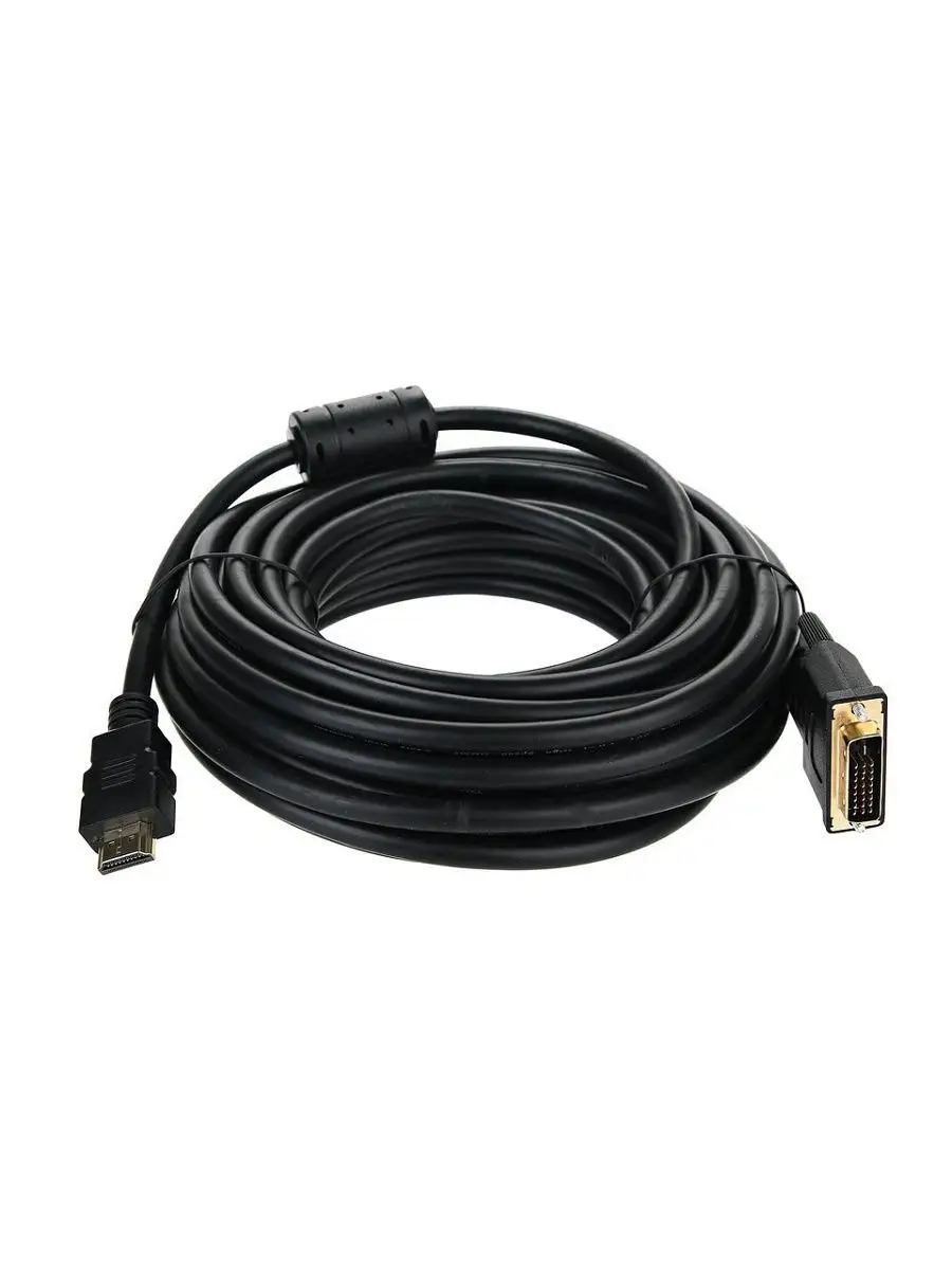 Кабель HDMI / DVI D Dual Link 10 метров с фильтрами для Telecom 7856323 купить интернет-магазине Wildberries
