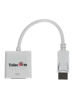 Переходник DisplayPort DVI I (24+5) M F адаптер 1080p 60Hz